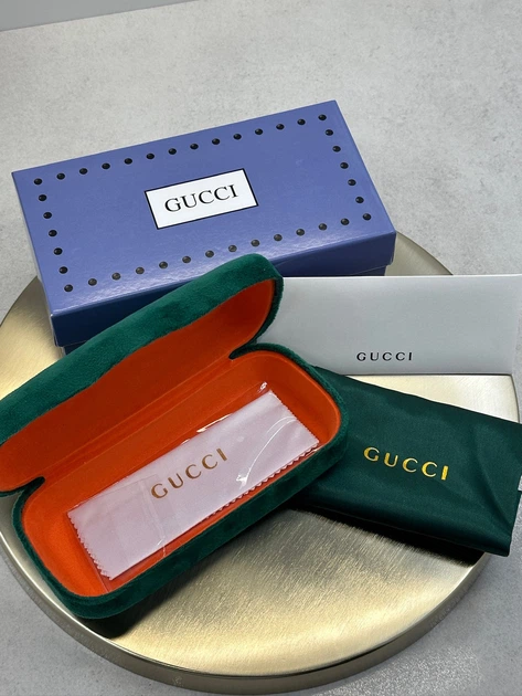 Сонцезахисні окуляри Gucci GG1326S 004 Fuchsia Pink/Grey - зображення 7