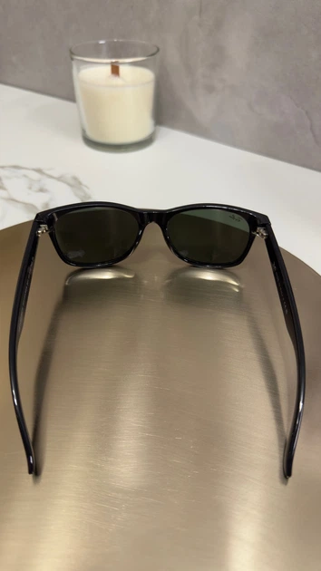 Солнцезащитные очки Ray-Ban RB2132 New Wayfarer Black - изображение 7