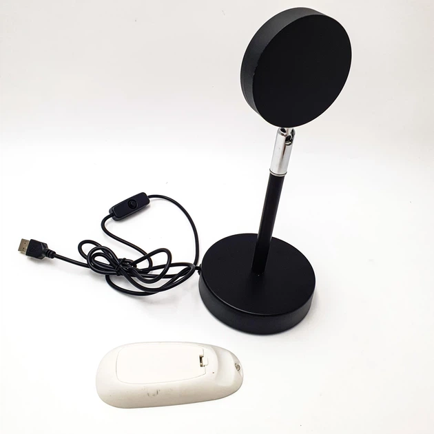 Sunset Lamp RGB проекційна лампа заходу сонця з пультом LED світильник 16 кольорів USB лампа для фото відео селфі підсвітка кімнати - зображення 7