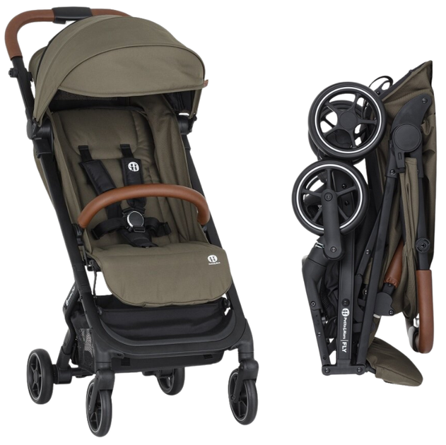 Wózek spacerowy Petite&Mars Fly Mature Olive (8596202009979) - obraz 9