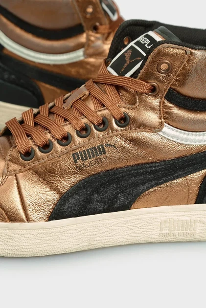 Жіночі бронзові хайтопы RALPH SAMPSON BY PUMA x REPLAY Replay 39 GXZ3U .325.C0004L - зображення 5