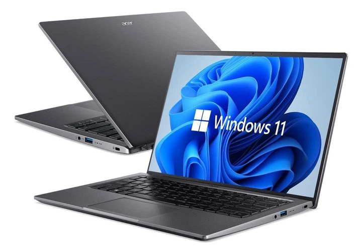 Ноутбук Acer Swift X SFX14-51G (NX.K6LEP.005), i7-1260P / 14″ / RAM 16 ГБ / SSD 1 ТБ / GeForce RTX 3050 Ti / Windows 11 Home / Сірий - изображение 4