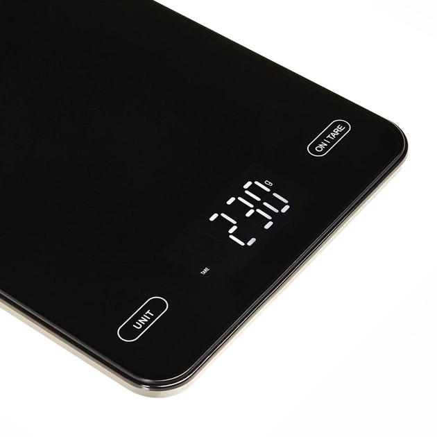 Ваги кухонні електронні Adler AD 3177 black 10 кг | заряджаються через USB-C - зображення 4