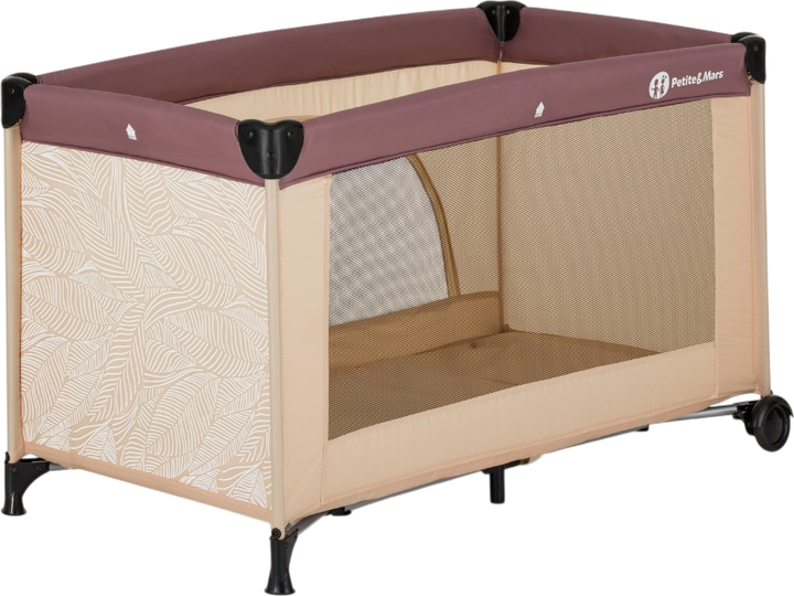 Манеж-ліжко дитяче Petite&Mars Nyja Urban Jungle Sand (8596202017691) - зображення 2