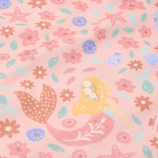 Рушник-пончо дитячий Little Dutch Dreamy Mermaid 60x60 см (8721321872412) - зображення 4