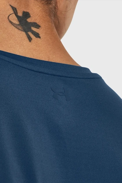 Жіноча темно-синя футболка Meridian SS Under Armour S 1379155-426 - зображення 4