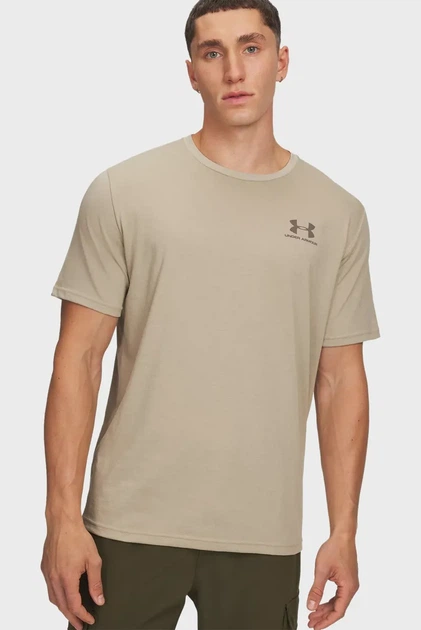 Чоловіча бежева футболка UA M SPORTSTYLE LC SS Under Armour L 1326799-302 - Фото 1 Чоловіча бежева футболка UA M SPORTSTYLE LC SS Under Armour L 1326799-302 - изображение 1