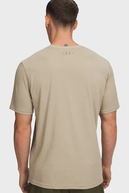 Чоловіча бежева футболка UA M SPORTSTYLE LC SS Under Armour L 1326799-302 - Фото 2 Чоловіча бежева футболка UA M SPORTSTYLE LC SS Under Armour L 1326799-302 - изображение 2
