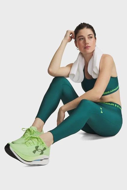 Жіночі зелені тайтси HeatGear Legging Under Armour MD 6010002-338 - изображение 2