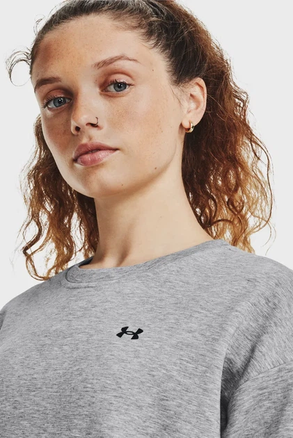 Жіночий сірий світшот Unstoppable Flc Crew Under Armour XS 1379835-011 - зображення 4