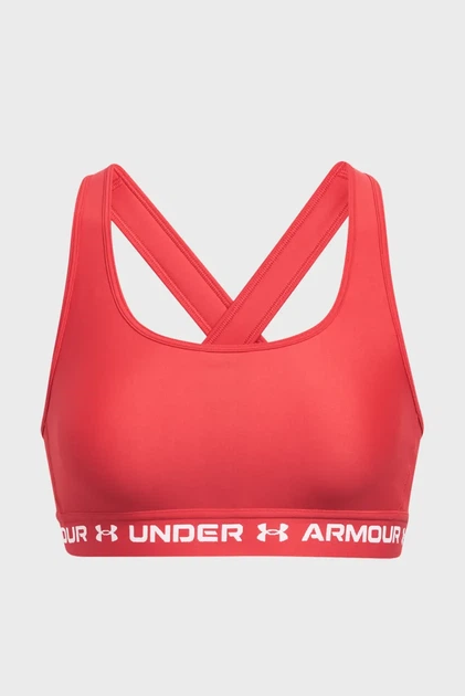Жіночий червоний топ Crossback Mid Bra Under Armour SM 1361034-814 - изображение 10