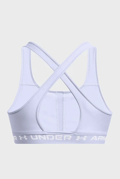 Жіночий бузковий топ Crossback Mid Bra Under Armour LG 1361034-539 - изображение 9