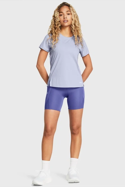 Жіночі фіолетові велосипедки UA Run Stamina Half Tights Under Armour XS 1376758-561 - изображение 2