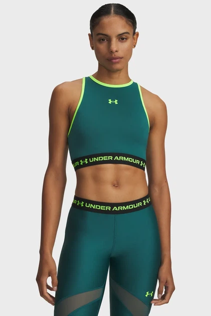 Жіночий зелений топ HeatGear Mesh Tank-GRN Under Armour MD 6010007-338 - Фото 1 Жіночий зелений топ HeatGear Mesh Tank-GRN Under Armour MD 6010007-338 - изображение 1