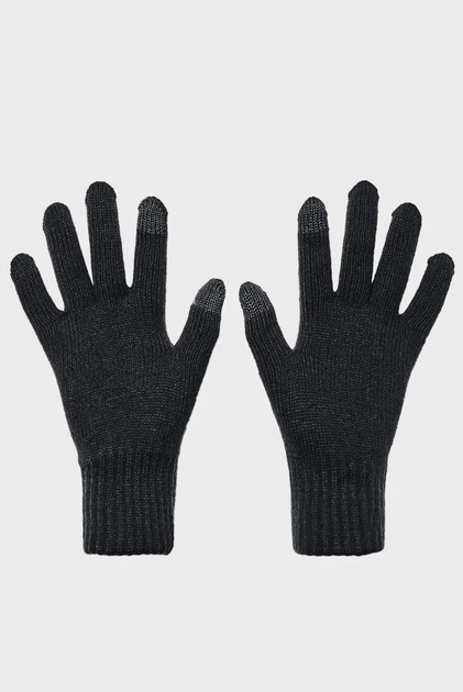 Чоловічі чорні рукавички UA Halftime Gloves Under Armour S/M 1373157-001 - изображение 2
