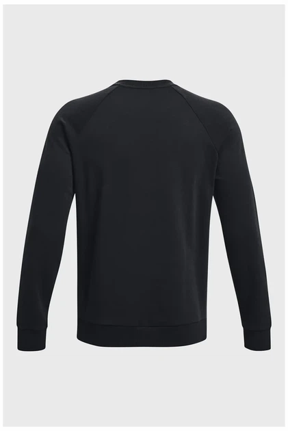 Чоловічий чорний світшот UA Rival Fleece Crew Under Armour XL 1379755-001 - изображение 6