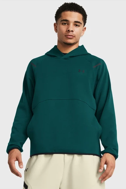 Чоловіче зелене худі UA Unstoppable Flc HD Under Armour SM 1383042-449 - Фото 1 Чоловіче зелене худі UA Unstoppable Flc HD Under Armour SM 1383042-449 - зображення 1