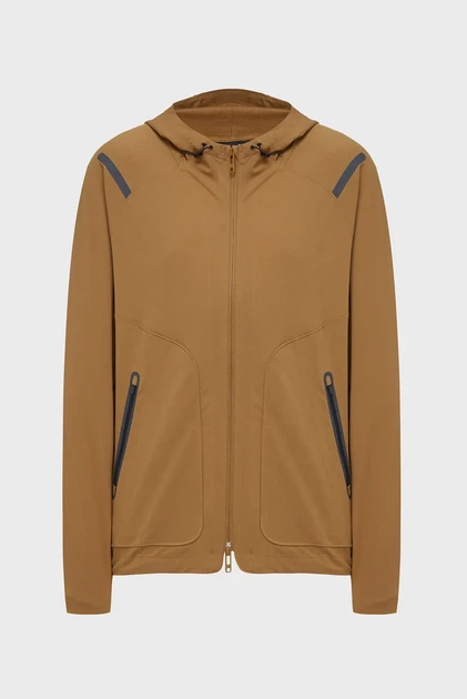 Чоловіча коричнева вітровка UA Unstoppable Jacket Under Armour SM 1370494-253 - изображение 8