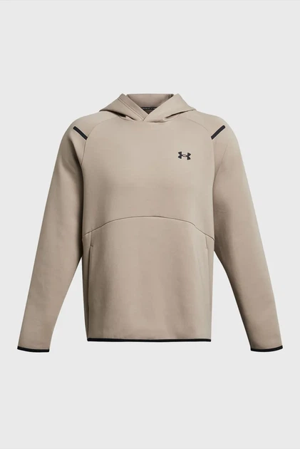 Чоловіче бежеве худі UA Unstoppable Flc HD Under Armour M 1383042-203 - изображение 5