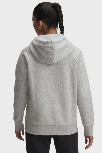 Жіноче світло-сіре худі UA Rival Flc Shimmer Hdy Under Armour M 6003710-011 - Фото 3 Жіноче світло-сіре худі UA Rival Flc Shimmer Hdy Under Armour M 6003710-011 - изображение 3