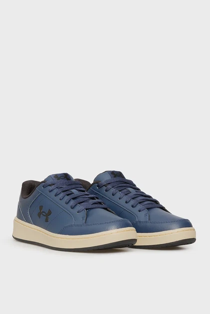 Чоловічі темно-сині шкіряні снікерси UA Official Under Armour 45,5 3028486-403 - зображення 3