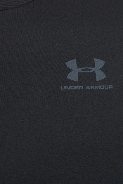 Чоловічий чорний лонгслів UA SPORTSTYLE LEFT CHEST LS Under Armour L 1329585-002 - изображение 3
