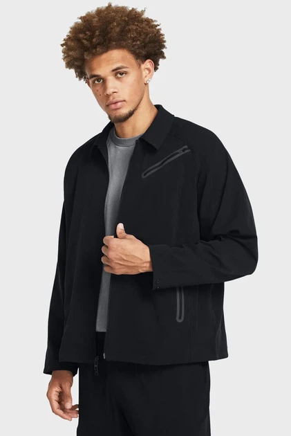 Чоловіча чорна вітровка UA Unstoppable Airvent Jkt-BLK Under Armour L 1383029-001 - Фото 1 Чоловіча чорна вітровка UA Unstoppable Airvent Jkt-BLK Under Armour L 1383029-001 - изображение 1