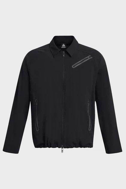 Чоловіча чорна вітровка UA Unstoppable Airvent Jkt-BLK Under Armour L 1383029-001 - Фото 5 Чоловіча чорна вітровка UA Unstoppable Airvent Jkt-BLK Under Armour L 1383029-001 - изображение 5