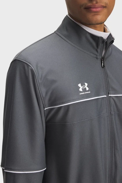 Чоловічий темно-сірий спортивний костюм (кофта, штани) UA M Challenger Tracksuit Under Armour XXL 6004052-025 - Фото 2 Чоловічий темно-сірий спортивний костюм (кофта, штани) UA M Challenger Tracksuit Under Armour XXL 6004052-025 - зображення 2