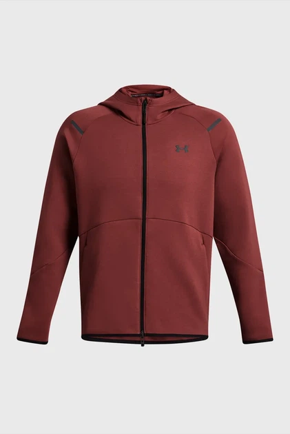 Чоловіче червоне худі UA Unstoppable Flc FZ Under Armour L 1379806-688 - изображение 5
