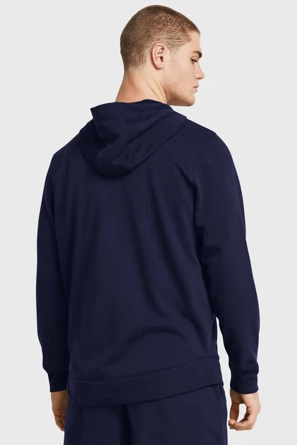 Чоловіче темно-синє худі UA Rival Terry LC FZ Under Armour L 1370409-410 - Фото 2 Чоловіче темно-синє худі UA Rival Terry LC FZ Under Armour L 1370409-410 - изображение 2