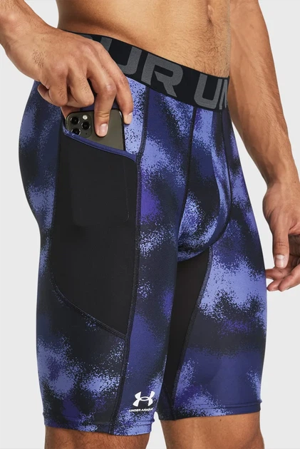 Чоловічі велосипедки UA HG Armour Printed Lg Sts Under Armour SM 1383323-561 - зображення 3