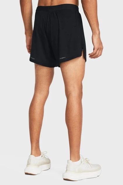 Чоловічі чорні шорти UA LAUNCH ELITE 5'' SHORTS Under Armour S 1382646-001 - изображение 3