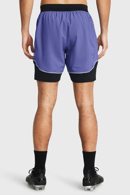 Чоловічі фіолетові шорти UA M's Ch. Pro Train Short Under Armour M 1379453-561 - изображение 3