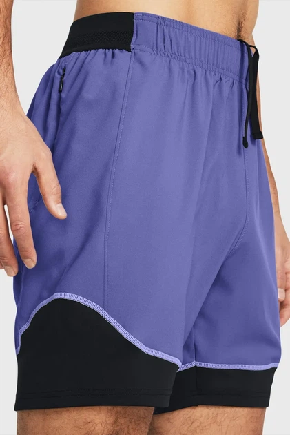 Чоловічі фіолетові шорти UA M's Ch. Pro Train Short Under Armour M 1379453-561 - изображение 4