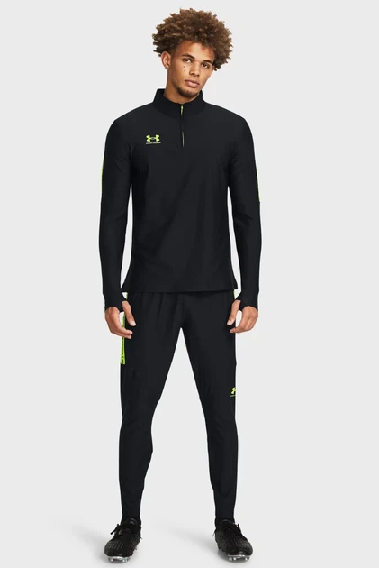 Чоловічі чорні спортивні штани UA M's Ch. Pro Pant Under Armour M 1379448-003 - изображение 2