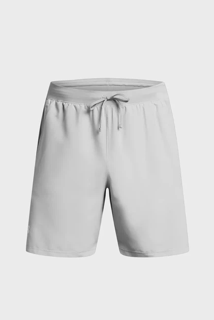 Чоловічі світло-сірі шорти UA LAUNCH 7'' UNLINED SHORTS Under Armour XXL 1382622-011 - зображення 6