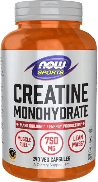 Kreatyna Now Foods Monohydrat Kreatyny 750 mg 240 kapsułek (733739020499) - Zdjęcie 1 Kreatyna Now Foods Monohydrat Kreatyny 750 mg 240 kapsułek (733739020499) - obraz 1