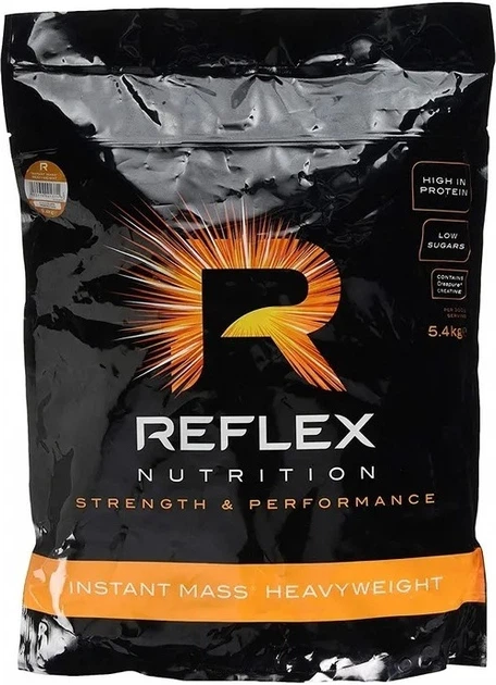 Gejner Reflex Nutrition Instant Mass Heavyweight w proszku o smaku czekoladowym 5400 g (5033579001371) - Zdjęcie 1 Gejner Reflex Nutrition Instant Mass Heavyweight w proszku o smaku czekoladowym 5400 g (5033579001371) - obraz 1