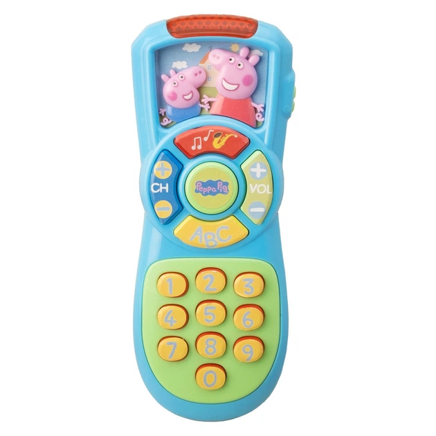 Розвиваюча іграшка "Мій перший пульт" Peppa Pig 1500025, 3 мелодії, 2 звуки - Фото 3 Розвиваюча іграшка "Мій перший пульт" Peppa Pig 1500025, 3 мелодії, 2 звуки - зображення 3