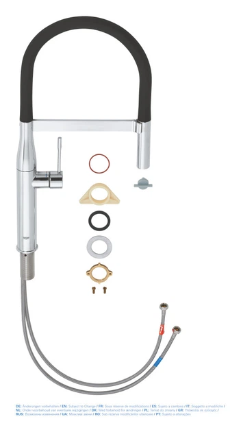 Одноважільний змішувач для мийки Grohe Essence (30294000) - изображение 10