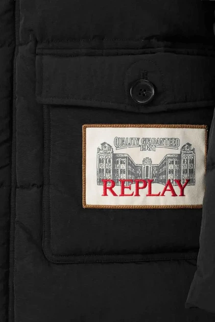 Жіноча чорна куртка Replay M W7906 .000.85282 - зображення 2