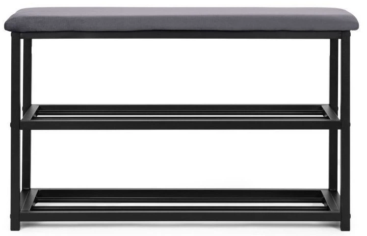 Szafka na buty ModernHome z siedziskiem 80 cm 2 półki (5905817011780) - obraz 2