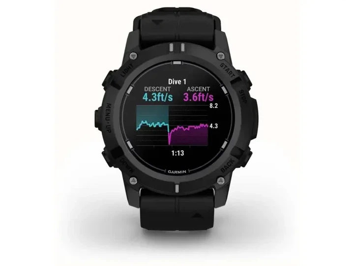 Смарт-часи Garmin Descent G2 Black with Black Band (010-02986-00) - Фото 4 Смарт-часи Garmin Descent G2 Black with Black Band (010-02986-00) - зображення 4