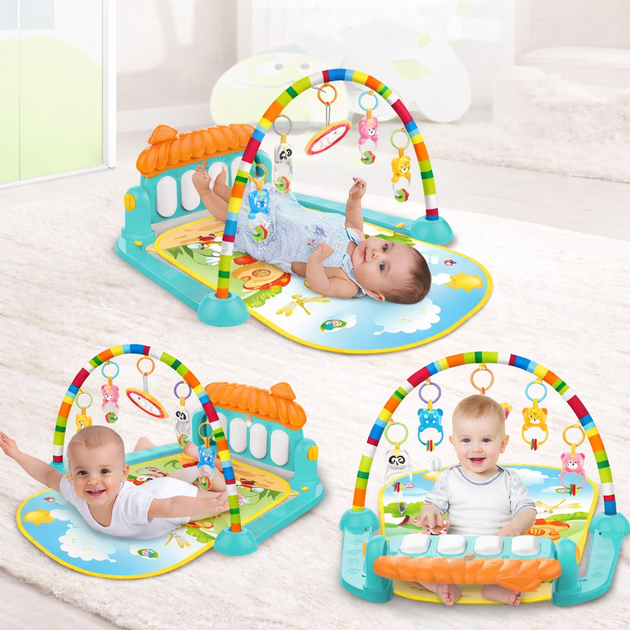 Детский развивающий игровой коврик Piano Fitness Rack X-646 - изображение 2