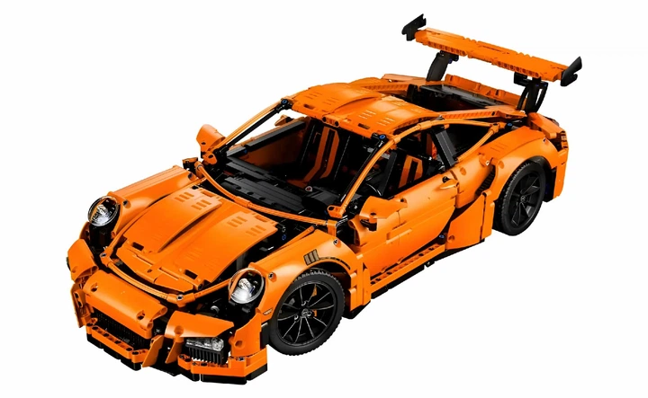 Конструктор Technic Гоночний автомобіль Porsche 911 GT3 RS 1:8 на 2758 деталей (8156) - Фото 2 Конструктор Technic Гоночний автомобіль Porsche 911 GT3 RS 1:8 на 2758 деталей (8156) - зображення 2