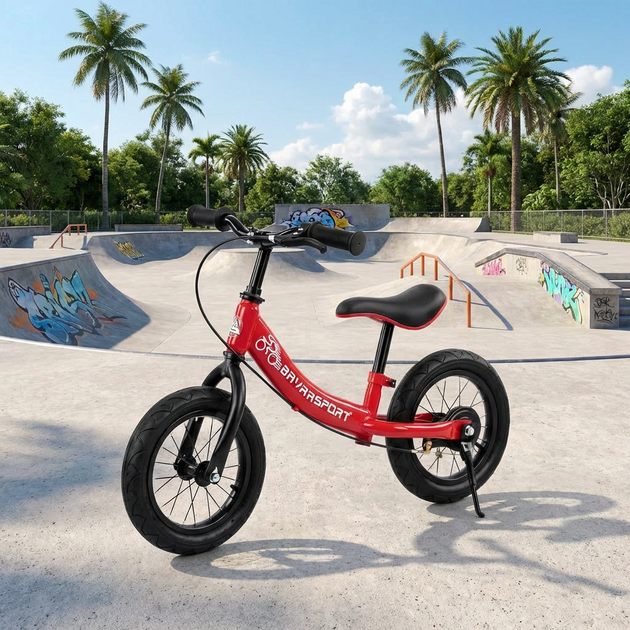 Беговел детский велобег 12 дюймов SP-Sport Nimble 418 Red-Black (от 1,5 лет) - изображение 6