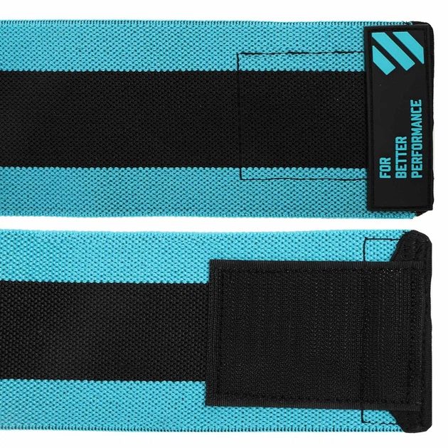Бінти на лікті для жиму LivePro Elbow Wraps 8725 комплектація 2шт Black-Blue - Фото 9 Бінти на лікті для жиму LivePro Elbow Wraps 8725 комплектація 2шт Black-Blue - зображення 9