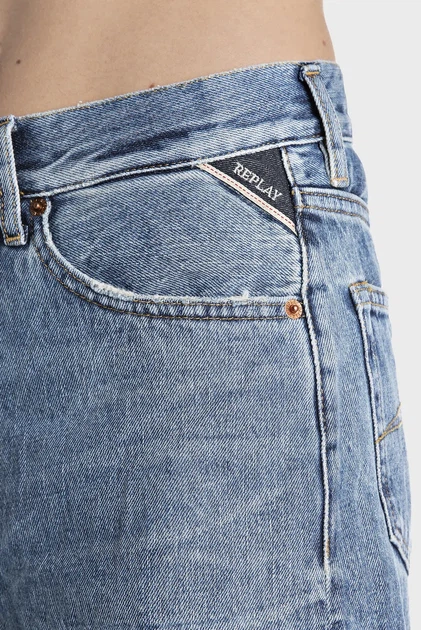 Жіночі сині джинсові шорти Replay 25 WY9Z1 .000.800 883 - изображение 6