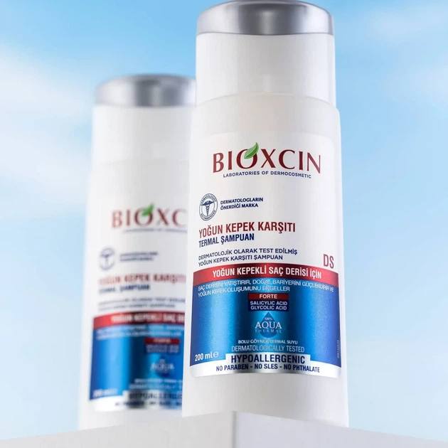 Шампунь против перхоти - интенсивный Bioxcin Aqua Thermal DS - изображение 3